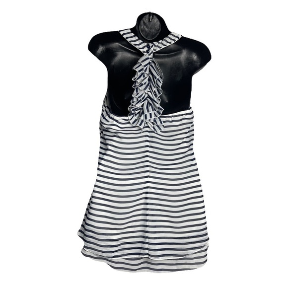 Studio Y Sheer Racerback Halter Top - Picture 2 of 5